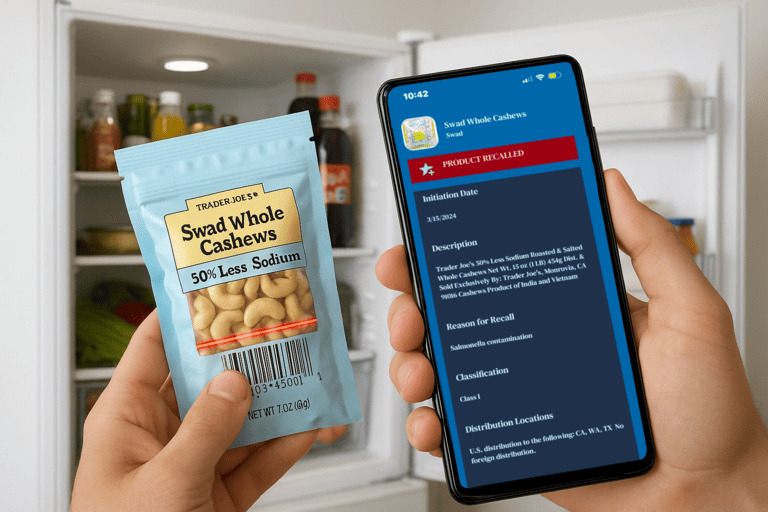 Use your mobile phone to scan any food